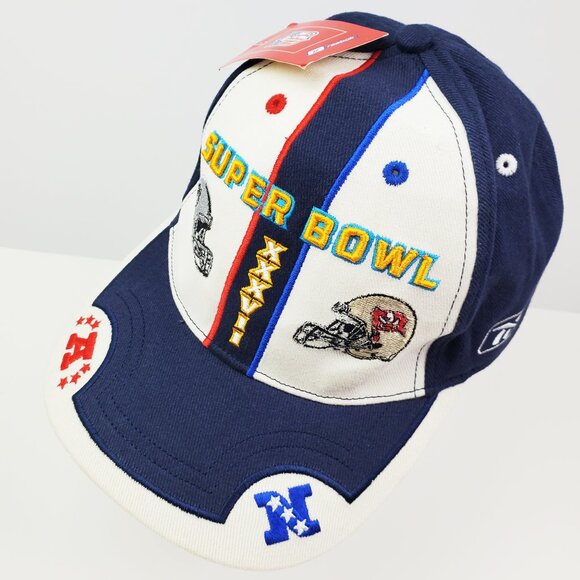 Tampa Bay Buccaneers Super Bowl Vintage Hat 2003 NFL XXXVII Deadstock w/ Tag - Picture 1 of 11